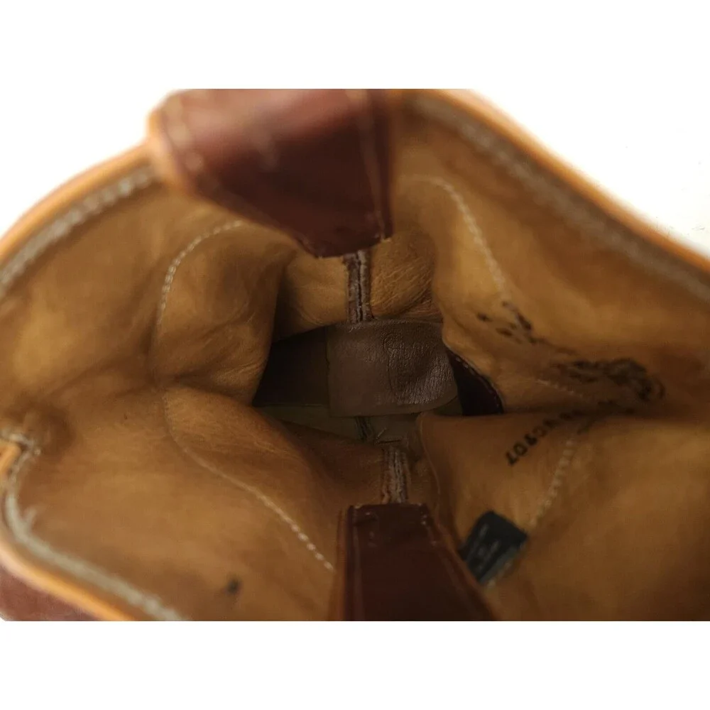 Justin Boots Brown Leather Western Cowboy Boot